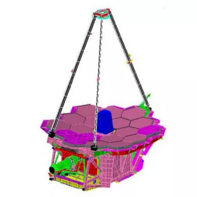 Las herramientas de Ansys permiten la evaluación térmica de naves espaciales
