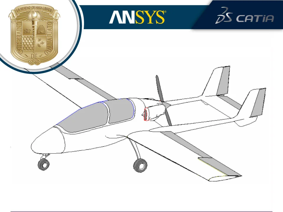 Diseño estructural del ala de un avión ligero